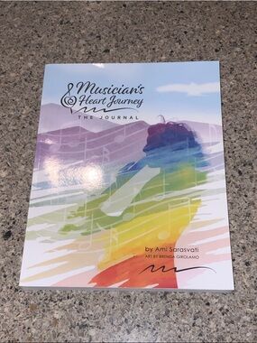 Musician's Heart Journey Journal by Ami Sarasvati - Rainbow Cover
